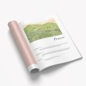 A magazine with a picture of the desert.
